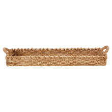 Load image into Gallery viewer, Large Handwoven Seagrass Tray w/ Handles
