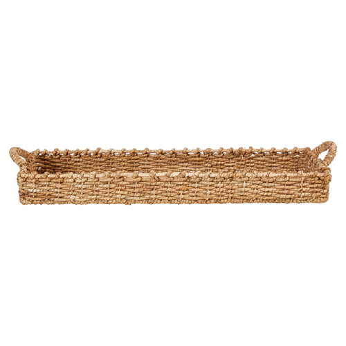 Large Handwoven Seagrass Tray w/ Handles