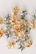 Load image into Gallery viewer, Gold Christmas Present Bows