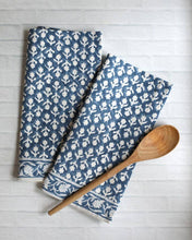 Load image into Gallery viewer, Kitchen Towel Charlotte Indigo