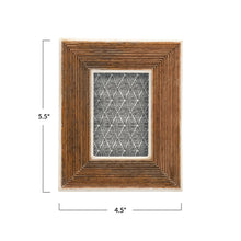 Load image into Gallery viewer, Carved Frame with Bone Border
