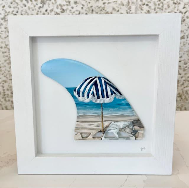 "Bliss" Original Surf Fin Art