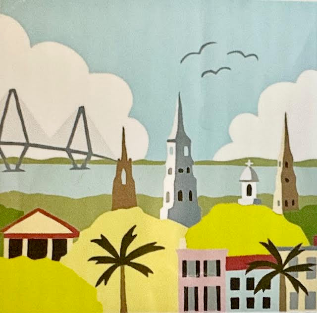 "Charleston Spires" Paint by Number Kit