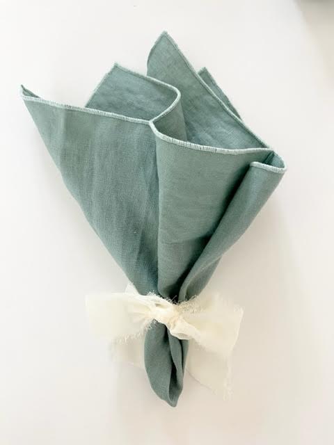 Linen Cloth Napkins/Set of 4