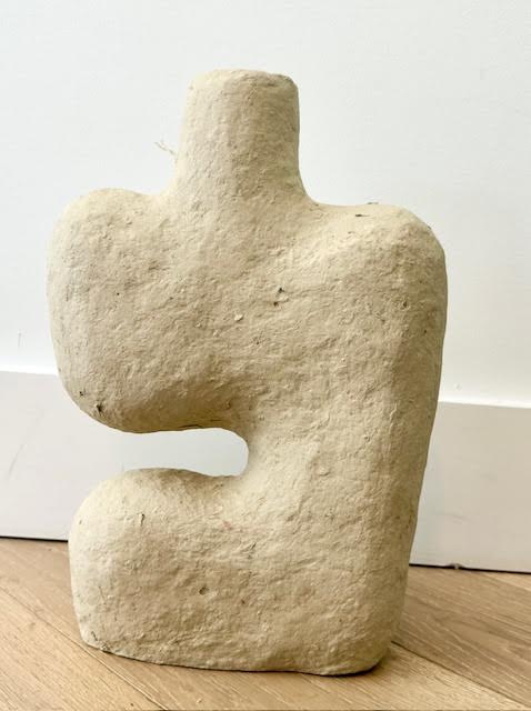 Organic Shaped Paper Mache Sculptures