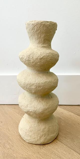 Organic Shaped Paper Mache Sculptures