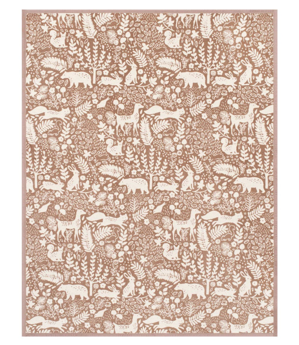 Whimsical Woods Sepia Blanket: Original