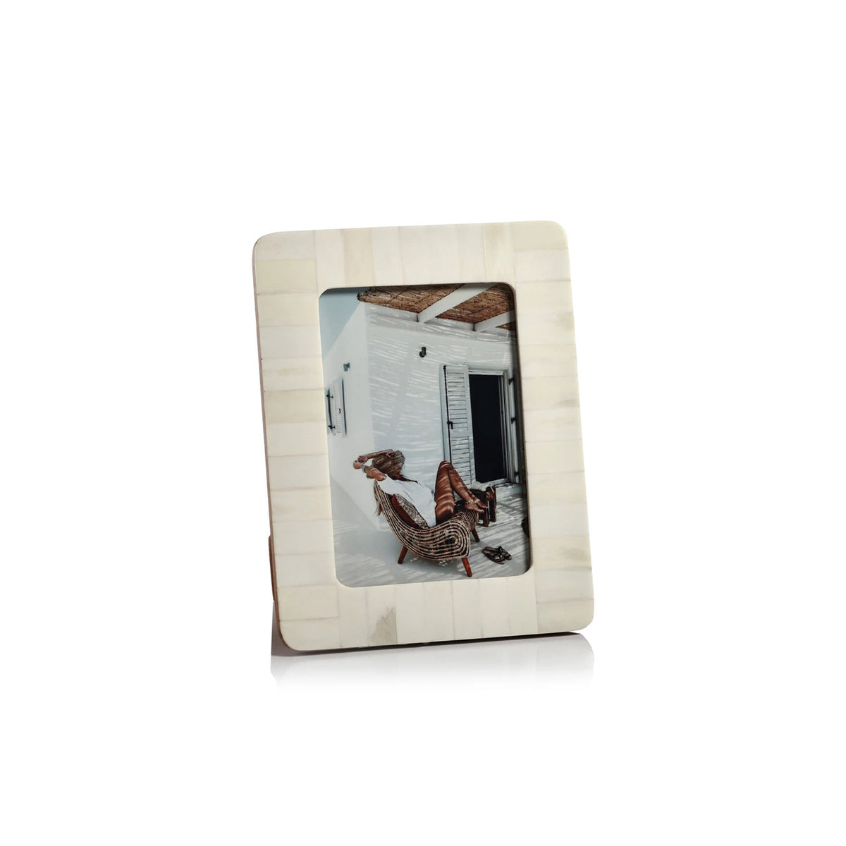 Bone Inlay Photo Frame