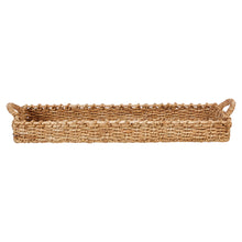 Load image into Gallery viewer, Large Handwoven Seagrass Tray w/ Handles