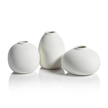 Load image into Gallery viewer, Tresco Clay Bud Vases/ Three Assorted Sizes