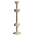 Carved Mango Wood Taper Holder