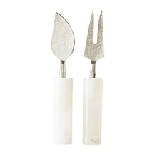 Load image into Gallery viewer, Alabaster Cheese Knives - Set of 2