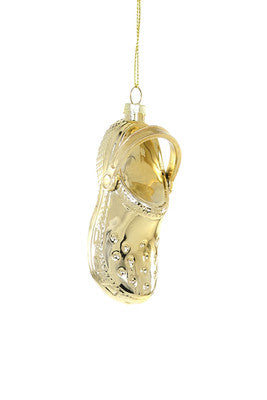 Gold Croc Ornament