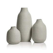 Load image into Gallery viewer, Textured Porcelain Vase/ Large