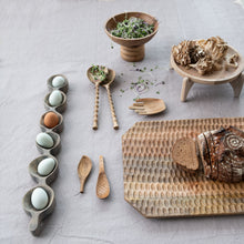 Load image into Gallery viewer, Salad Servers w/ Carved Handles