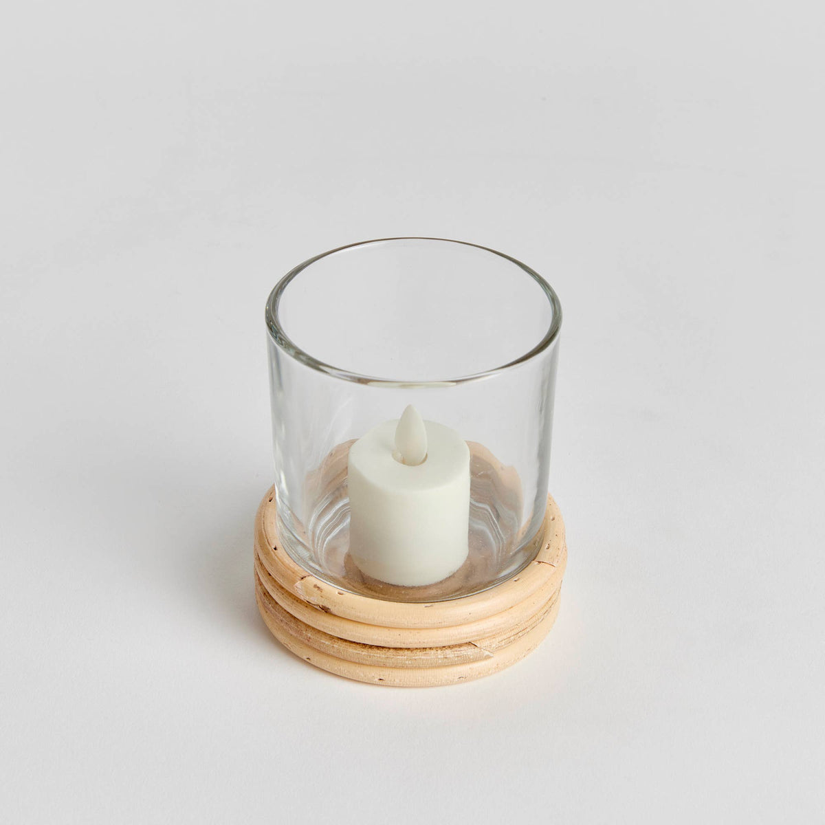 Mini Hurricane/  Glass Rattan