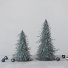 Load image into Gallery viewer, Feather Trees, Gray/Set of 2