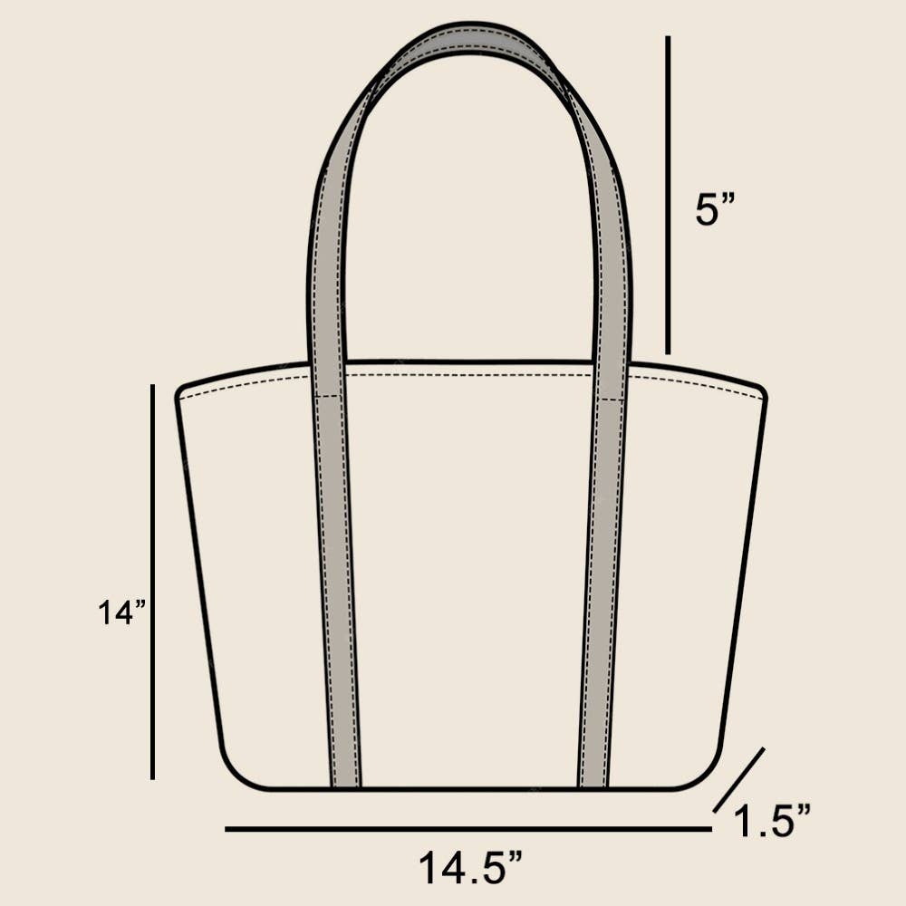 Square Straw Braided Tote Bag: IV