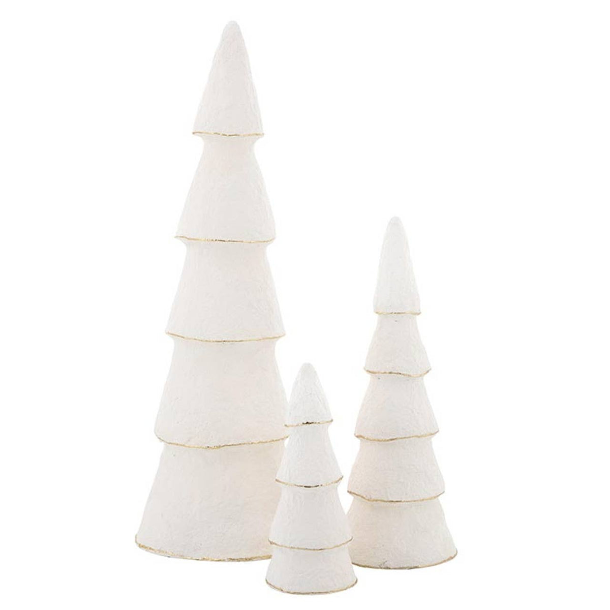 Paper-Mache Trees / Set of 3