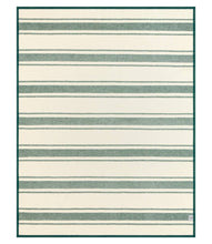 Load image into Gallery viewer, Dockside Stripe Evergreen Blanket: Original