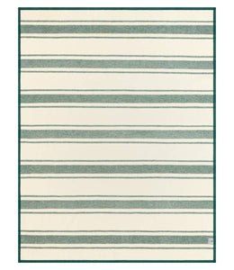 Dockside Stripe Evergreen Blanket: Original