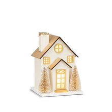 Load image into Gallery viewer, Gold Glitter House w/ LED lights