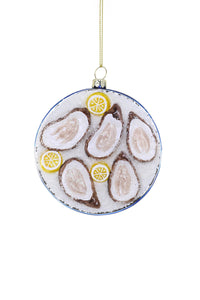 Plated Oyster Ornaments
