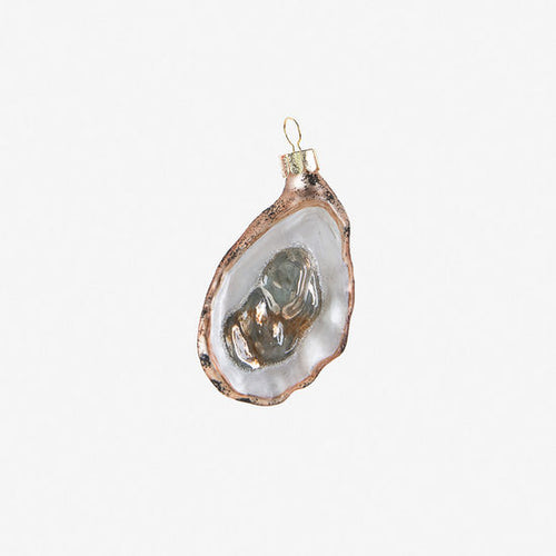 Glass Oyster Ornament