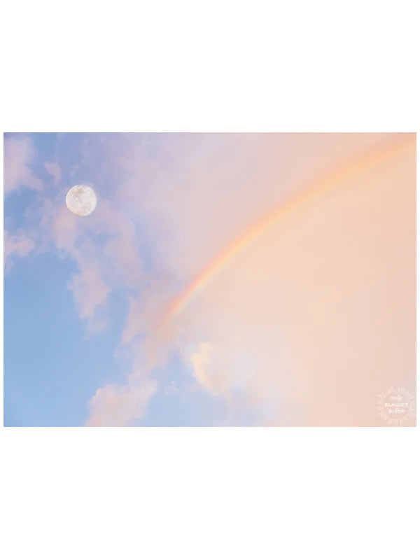"Rainbow Moon" Art Print (2 Sizes Available)