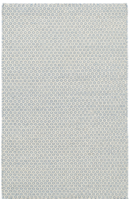 Dash + Albert Honeycomb French Blue/Ivory (Special order at SHANTY SHOPPE)