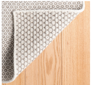 Dash & Albert Honeycomb Ivory/Grey (Special Order at SHANTY SHOPPE)