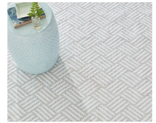 Load image into Gallery viewer, Dash &amp; Albert Crisscross Ocean Indoor/Outdoor Rug (Special Order at SHANTY SHOPPE)