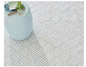 Dash & Albert Crisscross Ocean Indoor/Outdoor Rug (Special Order at SHANTY SHOPPE)