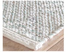 Load image into Gallery viewer, Dash &amp; Albert Crisscross Ocean Indoor/Outdoor Rug (Special Order at SHANTY SHOPPE)