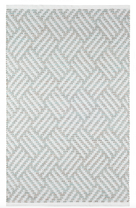 Dash & Albert Crisscross Ocean Indoor/Outdoor Rug (Special Order at SHANTY SHOPPE)