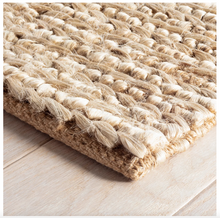 Load image into Gallery viewer, Dash &amp; Albert Jute Woven Rug in Bleached Oak (Special Order at SHANTY SHOPPE)