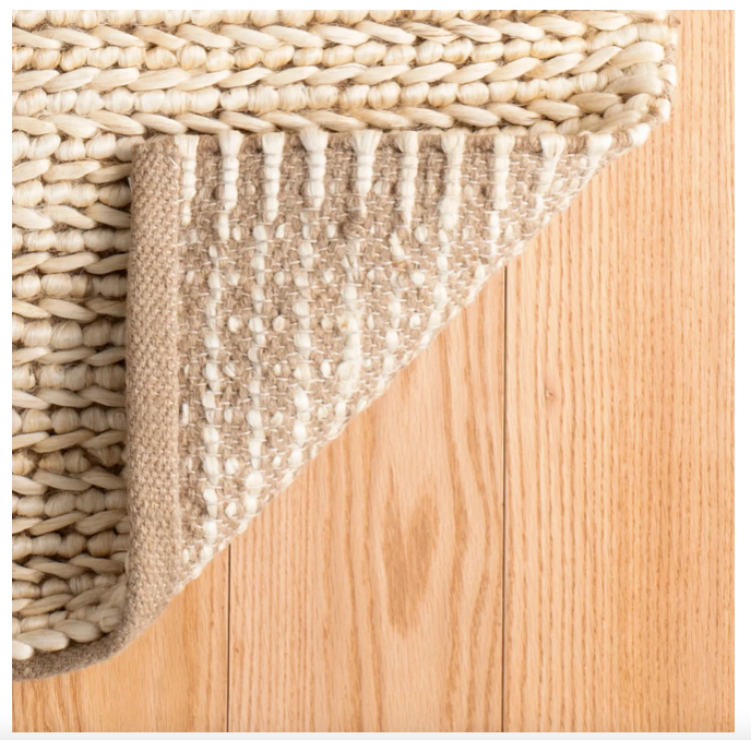 Dash & Albert Jute Woven Rug in Bleached Oak (Special Order at SHANTY SHOPPE)