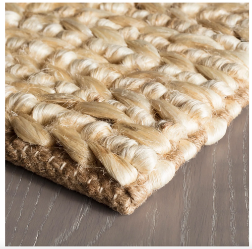 Dash & Albert Jute Woven Rug in Natural (Special Order at SHANTY SHOPPE)