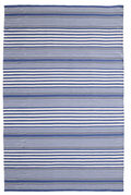 Rugby Stripe Indoor/Outdoor Rug in Denim (Special Order at SHANTY SHOPPE)