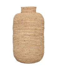 Load image into Gallery viewer, Raffia Cylindrical Vase