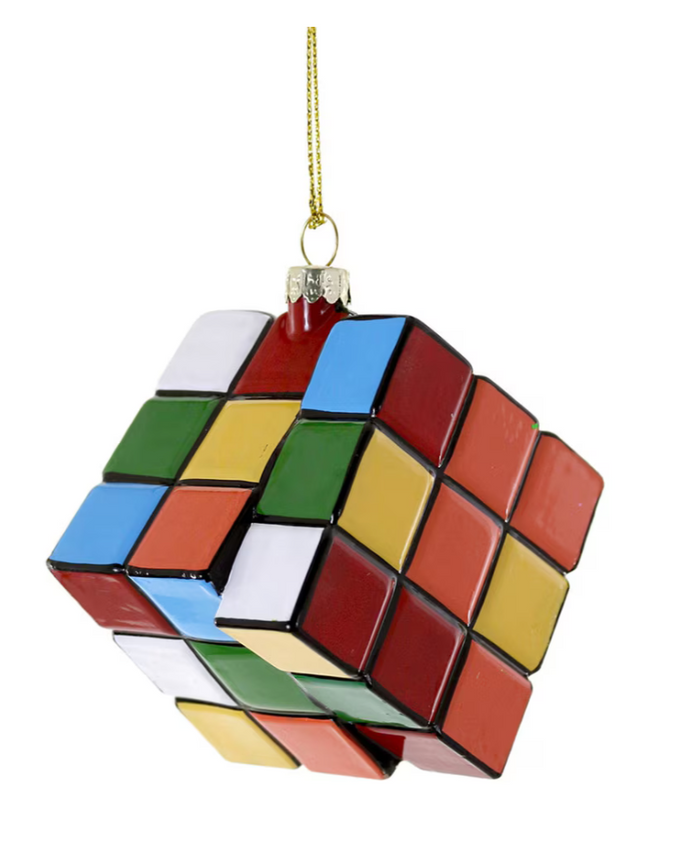 Puzzle Cube Ornament