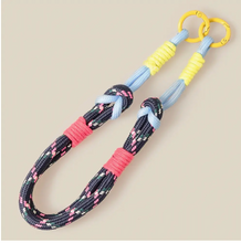 Load image into Gallery viewer, Intricate Braided Bungee Cord Bag Charm