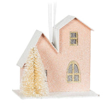 Load image into Gallery viewer, Pastel House &amp; Tree Ornament