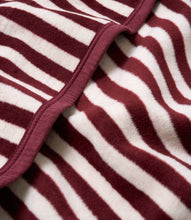 Load image into Gallery viewer, Sideline Stripe Maroon Midi Blanket/ Midi Size