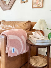 Load image into Gallery viewer, Hanalei Plush Throw - Island Blush