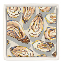 Load image into Gallery viewer, Ceramic Napkin Tray with Shucker - Oysters