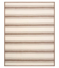 Load image into Gallery viewer, Dockside Stripe Sepia Blanket/ Original Size