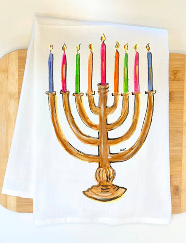 Hanukkah Kitchen Towel
