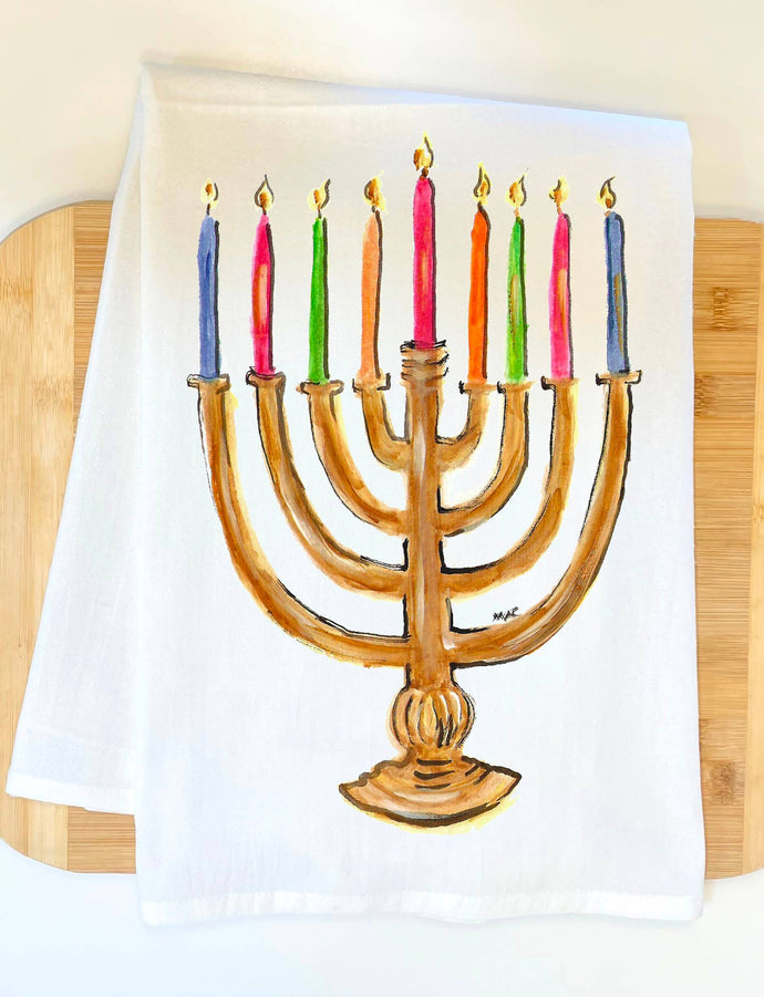 Hanukkah Kitchen Towel
