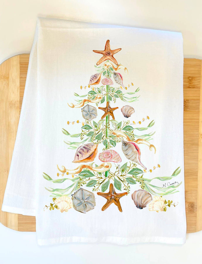 Shell Tree Kitchen Towel